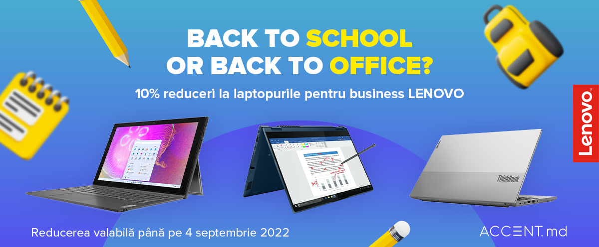 - 10% Lenovo Business Laptop