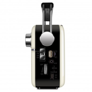 Boxa portabila SVEN SRP-505, White / 3W / Bluetooth / FM/AM/SW Radio / USB / microSD