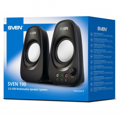 Boxe SVEN 190 / 2.0 / 6W RMS / USB power supply