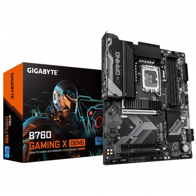 Placa de baza GIGABYTE B760 GAMING X GEN5/ 1700/ B760/ DDR5/ ATX