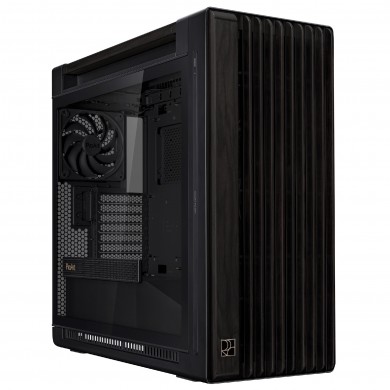 Carcasa ASUS ProArt PA602 Wood Edition- Glass Panel/ no PSU / 2x220mm, 1x140mm fan/ EATX/ Black