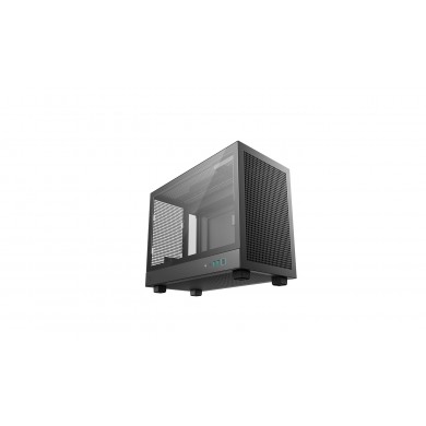 Carcasa DEEPCOOL CH160 PLUS / w/oPSU / Side-Window / mATX / Black