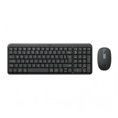Tastatura Wireless Logitech Combo MK250, Graphite