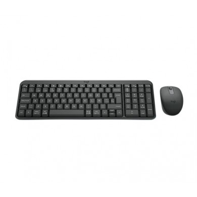 Tastatura Wireless Logitech Combo MK250, Graphite