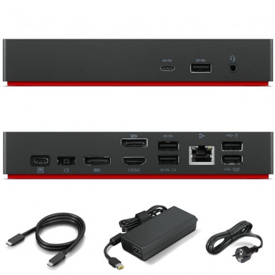USB-C Docking Station Lenovo ThinkPad Universal/ 1xHDMI/ 2xDP/ 1xUSB-C/ 5xUSB-A