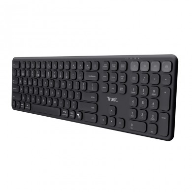 Tastatura wireless Multi-device Trust  Vaiya  Black