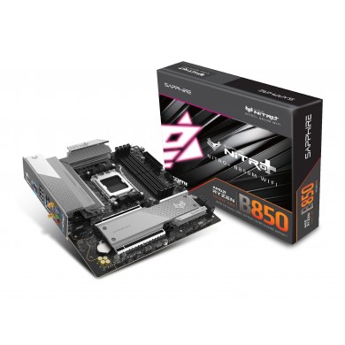 Placa de baza SAPPHIRE NITRO+ B850M WIFI/ AM5 / B850 / DDR5 / mATX