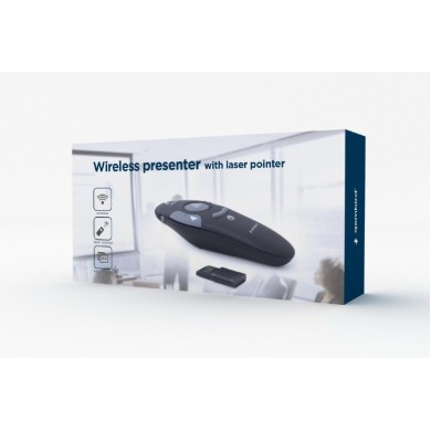 Prezentator wireless cu indicator laser Gembird WP-L-11