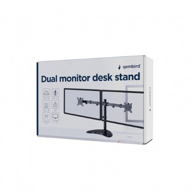 Suport de masa pentru doua monitoruri 13&rdquo;-32&rdquo; Gembird MS-D2ST-02