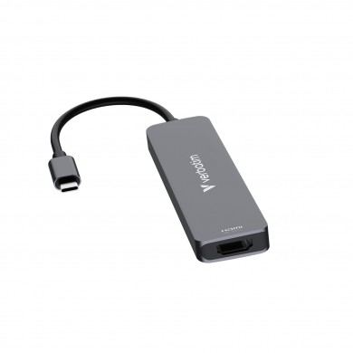 Adaptor Multiport USB-C Verbatim Essentials/ HDMI, USB-C PD, USB-A 3.2 Gen 1, USB-A, SD & microSD