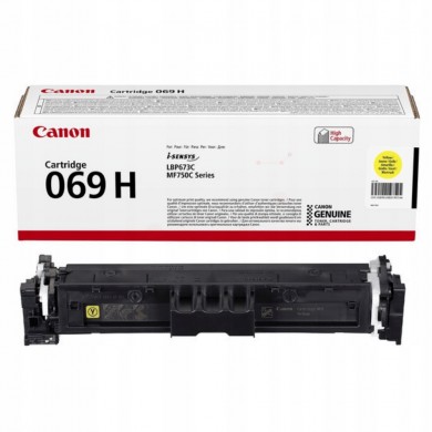 Laser Cartridge Canon 069H Y (5095C002), yellow (5500 pages) for Canon i-SENSYS MF752Cdw/ MF754Cdw/ LBP673Cdw