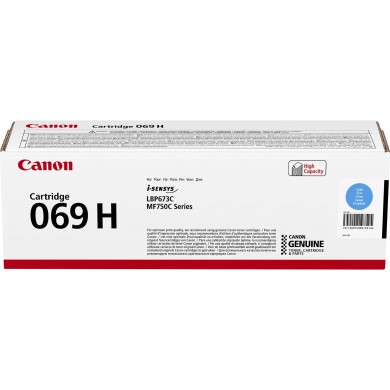 Laser Cartridge Canon 069H C (5097C002), cyan (5500 pages) for Canon i-SENSYS MF752Cdw/ MF754Cdw/ LBP673Cdw