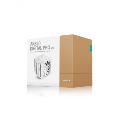 Sisteme de racire DEEPCOOL AK620 DIGITAL PRO WH/ Universal / 260W/ 500~1750rpm/ <25dBA/ 60.89CFM