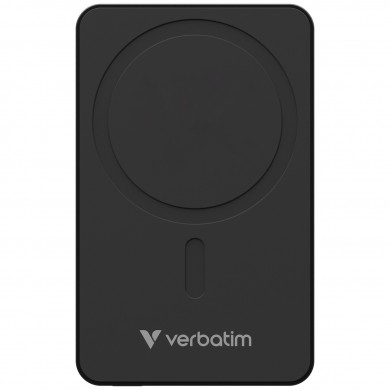 Power Bank Magnetic Wireless Verbatim Charge'n'Go Essentials / 5000 mAh / Black