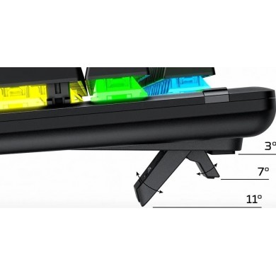 Tastatura Gaming mecanica HYPERX Alloy Origins RGB, HyperX Red key switch