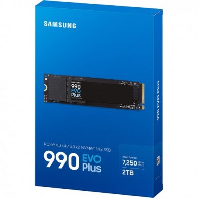 M.2 NVMe SSD Samsung SSD 990 EVO Plus / 2.0TB  / PCIe4.0 x4 / 5.0 x2, NVMe 2.0
