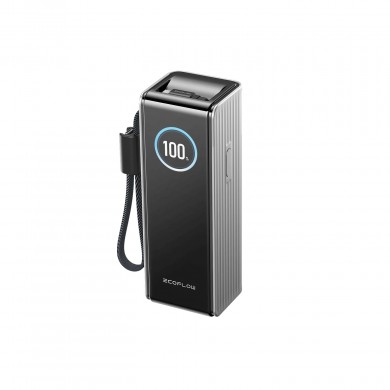 EcoFlow Rapid Power Bank (25000mAH, 170W, 100W Built-In and retractable cables)