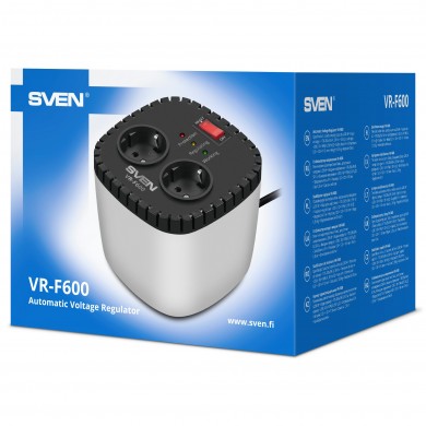 Stabilizator de tensiune SVEN VR-F600, 200W
