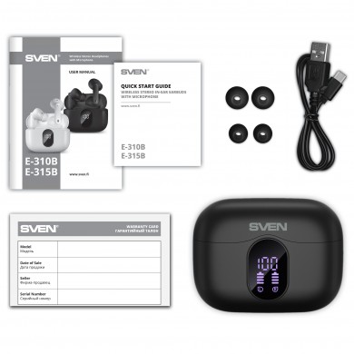 Casti SVEN E-315B, Black