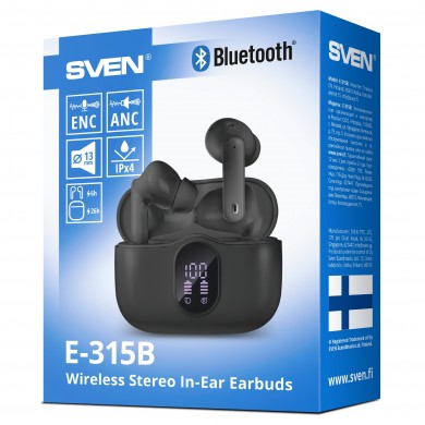 Casti SVEN E-315B, Black