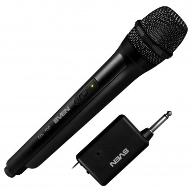 Microfon pentru karaoke SVEN MK-700 / Wireless / Black