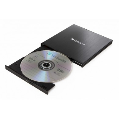 External Slimline Blu-Ray Writer with USB3.2 VERBATIM External Slimline Blu-Ray Writer with USB3.2 VERBATIM
