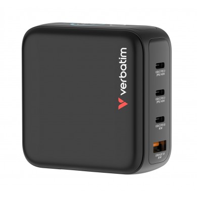 Incarcator USB Verbatim Mini GaN Charger with Display 140W