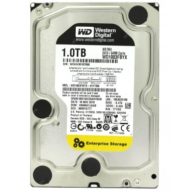 3.5&rdquo; HDD 1.0TB  Western Digital RE4 Enterprise Storage Gold/ 7200rpm/ 64MB/ SATAII