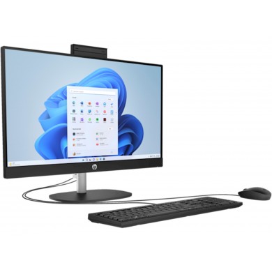 All-in-One PC 23.8&rdquo; HP 24-cr0013ci / AMD Ryzen 5 7250U / 16GB / 512GB SSD / Jet Black