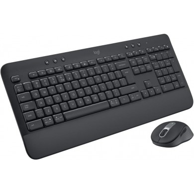 Tastatura si Mouse Wireless Logitech MK650, Graphite