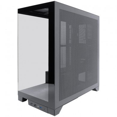 Carcasa 1STPLAYER Mi8 / no PSU / Side-Window / 7x120mm / ATX / Black