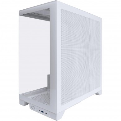 Carcasa 1STPLAYER Mi8 / no PSU / Side-Window / 7x120mm / ATX / White