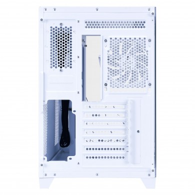 Carcasa 1STPLAYER MV8-TP / no PSU / Side-Window / 7x120mm / ATX / White