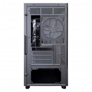 Carcasa 1STPLAYER Mi5 / no PSU / Side-Window / 3x120mm / mATX / Black