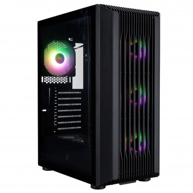 Carcasa 1STPLAYER H6 / w/oPSU / Side-Window / 4 x F7 / ATX / White