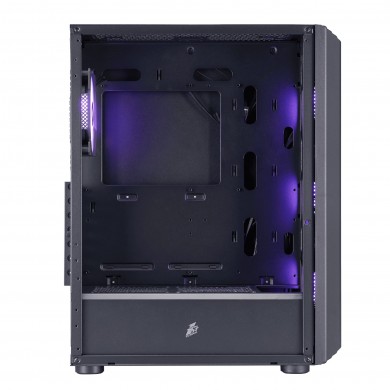 Carcasa 1STPLAYER H6 / w/oPSU / Side-Window / 4 x F7 / ATX / White