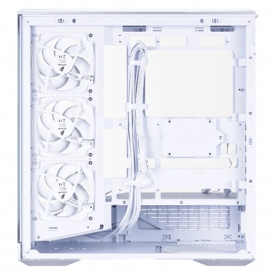 Carcasa 1STPLAYER GM7 / w/oPSU / Side-Window / 3x120mm / ATX / Silver