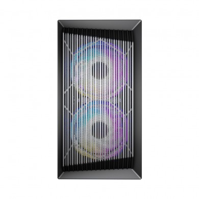 Carcasa 1STPLAYER BS-2 / no PSU / Side-Window / 3x120mm / mATX / Black