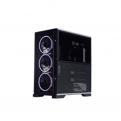 Carcasa 1STPLAYER IF8 / no PSU / Side-Window / 4x120mm / ATX / Black