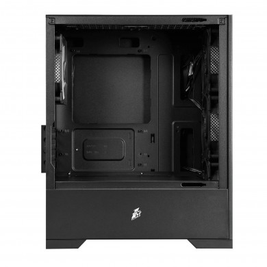 Carcasa 1STPLAYER GO2 / w/oPSU / Side-Window / 4x120mm / mATX / Black