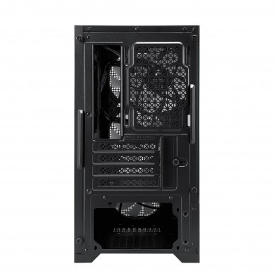 Carcasa 1STPLAYER GO2 / w/oPSU / Side-Window / 4x120mm / mATX / Black