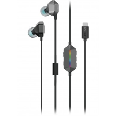 Casti Gaming Lenovo Legion E510, Stormy Gray