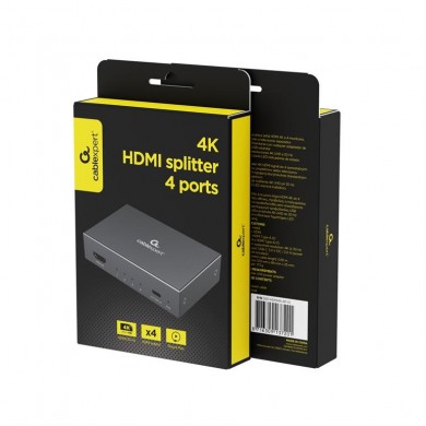 Spliter 4K HDMI Cablexpert DSP-HDMI4K-4P-01, 4 porturi Spliter 4K HDMI Cablexpert DSP-HDMI4K-4P-01, 4 porturi
