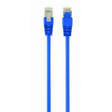 Patch Cord FTP Cat.5e 1m - blue, PP22-1M/B, Gembird, molded strain relief 50u&rdquo; plugs