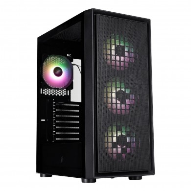 Calculator PC1128MP - Gaming A-RGB#3.5/ AMD Ryzen 5 8400F/ 16GB / 512GB SSD / Radeon RX 5060/ Black