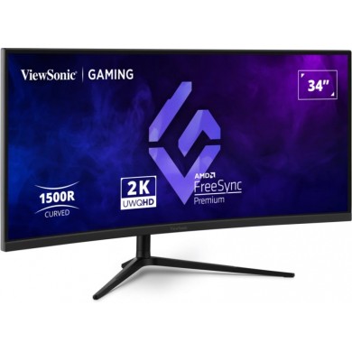 34&rdquo; Monitor Gaming VIEWSONIC VX3418C-2K / 2K / Curved / 1ms / 180Hz / Black