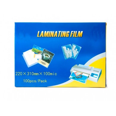PSPET 02774, A4 Lamination Film 100 microns, 100 sheets, PS.