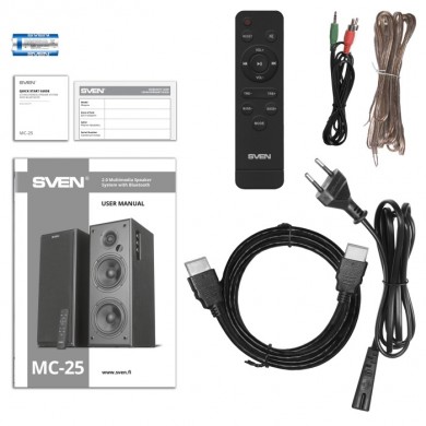 Boxe 2.0 SVEN MC-25/ 150W RMS/ Bluetooth/ HDMI Arc/ optical/ USB