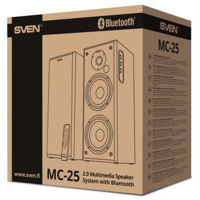 Boxe 2.0 SVEN MC-25/ 150W RMS/ Bluetooth/ HDMI Arc/ optical/ USB