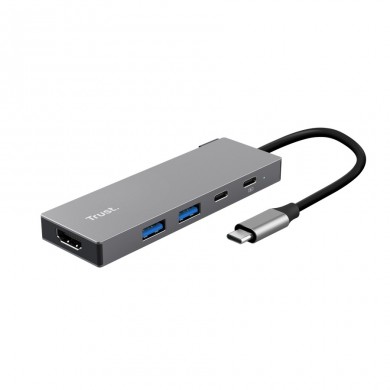 Adaptor multiport Trust Dalyx/ USB-C/ 2xUSB-A/ 2xUSB-C/ HDMI